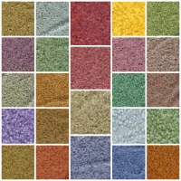 Glazed Miyuki 11/0 Delica collection - 38 colours, 5.2g of each