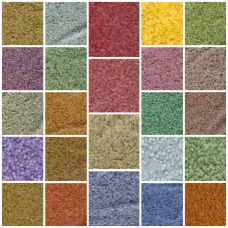 Glazed Miyuki 11/0 Delica collection - 38 colours, 5.2g of each