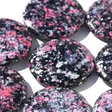 Jet 45708 18mm diameter, low height (3mm) cabochon