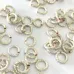 Tarnish Resistant Silver 18 Gauge Weave Chain Maille Ring, I.D 3.57mm, 55 Pcs, A317-18S-10-05 Tarnish Resistant Silver 18 Gauge Weave Chain Maille Ring, I.D 3.57mm, 55 Pcs, A317-18S-10-05