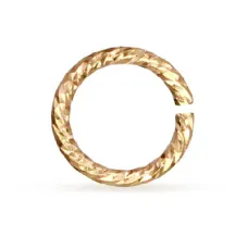 Non Tarnish Brass 18 Gauge Spiral Chain Maille Ring, I.D 3.18mm, 64 Pcs, A316-18...