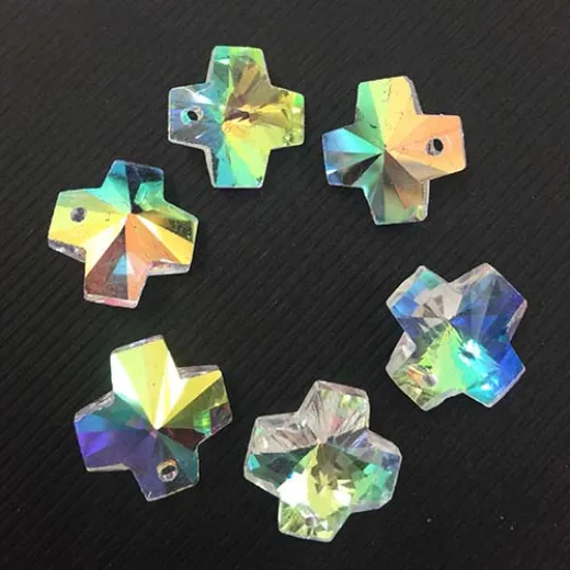 15mm Crystal AB Kisses 15mm Crystal AB Kisses