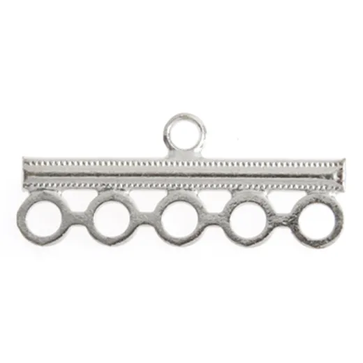 Connector Bars, 5 Row, Platine, Pack of 2 Connector Bars, 5 Row, Platine, Pack of 2