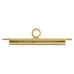 Miyuki Findings End Tube, 15mm With 1 Loop, Gold, Pack of 2 Miyuki Findings End Tube, 15mm With 1 Loop, Gold, Pack of 2