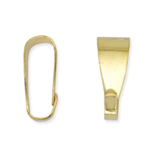 Small Pendant Bails, 6.2mm, Gold Colour, 24Pack Small Pendant Bails, 6.2mm, Gold Colour, 24Pack