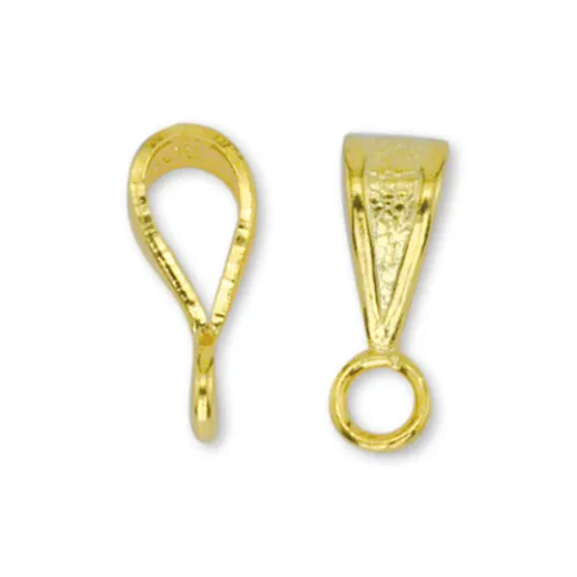 Beadalon, Fancy Pendant Bails- Gold Colour. Pack of 12 Pcs. 327A-036 Beadalon, Fancy Pendant Bails- Gold Colour. Pack of 12 Pcs. 327A-036