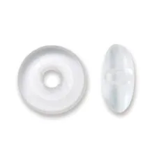 Beadalon Oval Bead Bumpers, 2mm,Clear, 50 Pack