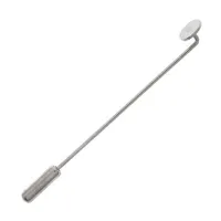 Stick Pin with Clutch, 5mm Pad , Silver Colour, Pack of 2 pcs.