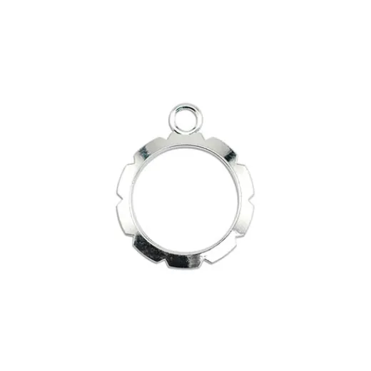 Artistic Wire Wrapper, 20 mm (.79 in), Round, Silver Plated, 6 pc A300B-010 Artistic Wire Wrapper, 20 mm (.79 in), Round, Silver Plated, 6 pc A300B-010