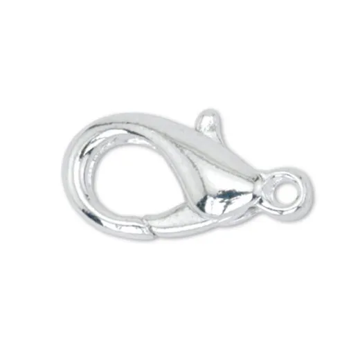 15mm Bright Silver Plated Lobster Clasps, Bulk Pack of 144. Made by Beadalon 15mm Bright Silver Plated Lobster Clasps, Bulk Pack of 144. Made by Beadalon