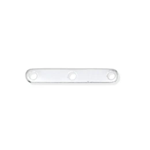 Beadalon 318B-005 3- Hole Spacer Bar, 19mm, Silver Plated, 18 Pieces Beadalon 318B-005 3- Hole Spacer Bar, 19mm, Silver Plated, 18 Pieces