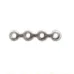 Beadalon 318B-021, 4 Hole Spacer Waves, 12.2mm, Silver Plated, 18 Pcs Beadalon 318B-021, 4 Hole Spacer Waves, 12.2mm, Silver Plated, 18 Pcs