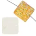 Dazzle-it Resin Sew-On Sugar Stone Square, 25mm, Gold AB Dazzle-it Resin Sew-On Sugar Stone Square, 25mm, Gold AB