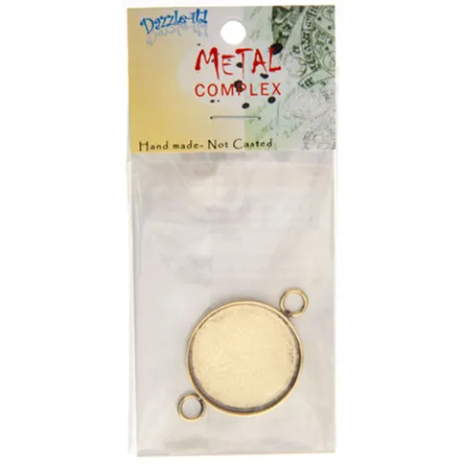 100% Brass Handmade Bezel, Round Link, Use with Interchangeable Bracelet 100% Brass Handmade Bezel, Round Link, Use with Interchangeable Bracelet