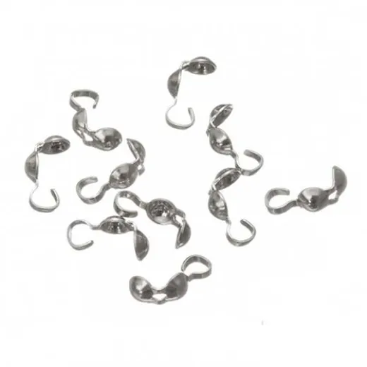 Bulk Pack, Better Value! 3.5mm Callotte with Strap, Nickel Colour, Pack of 100 pieces.