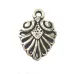 Fancy Fan Pendants, Antique Silver, Pack of 2 Fancy Fan Pendants, Antique Silver, Pack of 2