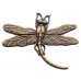 Antique Brass Dragonfly Component Link Drop Pendant, Kabela Designs, Vintage Style, 46mm x 34mm, 1 piece Antique Brass Dragonfly Component Link Drop Pendant, Kabela Designs, Vintage Style, 46mm x 34mm, 1 piece