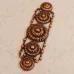 Kabela Antique Copper Concentric Circles Bar Component, 48mm x 12mm Kabela Antique Copper Concentric Circles Bar Component, 48mm x 12mm