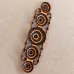 Kabela Antique Copper Concentric Circles Bar Component, 48mm x 12mm Kabela Antique Copper Concentric Circles Bar Component, 48mm x 12mm