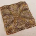 Kabela Filigree Rippled Square, Antique Brass, 50mm Kabela Filigree Rippled Square, Antique Brass, 50mm