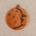 Kabela Antique Copper Man In The Moon Charm, 17mm Kabela Antique Copper Man In The Moon Charm, 17mm
