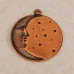 Kabela Antique Copper Man In The Moon Charm, 17mm Kabela Antique Copper Man In The Moon Charm, 17mm