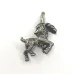 Narnia Mr Tumnus Charm, Antique Silver, Pack of 4 Narnia Mr Tumnus Charm, Antique Silver, Pack of 4