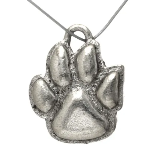 Pewter Paw Print Pendant / Charm Pewter Paw Print Pendant / Charm