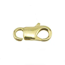 15mm Beadalon Gold Colour EZ- Lobster Clasps, Pack of 4