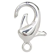 10mm Silver Lobster Clasps, Pack of 10