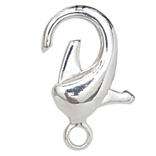 10mm Silver Lobster Clasps, Pack of 10 10mm Silver Lobster Clasps, Pack of 10