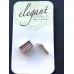 Elegant Elements 2 Hole Clasp for Delica Beads, Silver Plated Elegant Elements 2 Hole Clasp for Delica Beads, Silver Plated