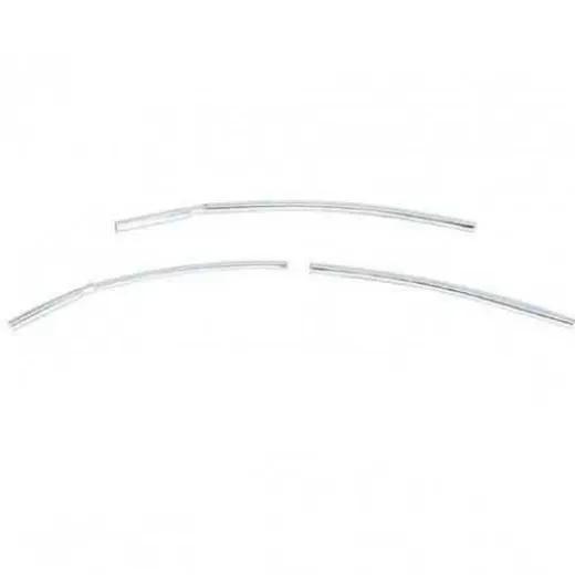 Beadalon Crimp / Friction Clasps, Silver, Pack of 6 Beadalon Crimp / Friction Clasps, Silver, Pack of 6