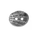Tierracast Oval Shell Antique Silver Plated Button, 15 x 13mm Tierracast Oval Shell Antique Silver Plated Button, 15 x 13mm
