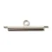 Miyuki Findings End Tube, 20mm With 1 Loop, Silver Plated, Pack of 2 Miyuki Findings End Tube, 20mm With 1 Loop, Silver Plated, Pack of 2