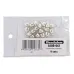 Beadalon EZ-Tie End Cone, Silver Colour, 1 set, 300B-061 Beadalon EZ-Tie End Cone, Silver Colour, 1 set, 300B-061