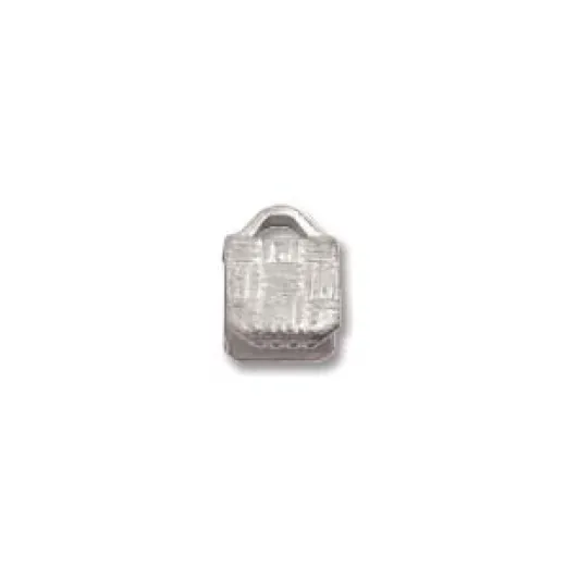 5 mm Nickel Plated flat crimp end, pack of 12 pcs (not for use when in prolonged contact wit the skin)