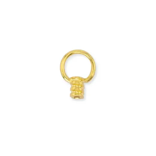 Beadalon Gold Plated Loop Crimps, 8 Pcs