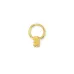 Beadalon Gold Plated Loop Crimps, 8 Pcs