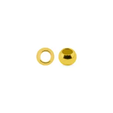 Bulk Bag Beadalon Crimp Beads, Size #1 (2mm), Gold Colour Bulk Bag Beadalon Crimp Beads, Size #1 (2mm), Gold Colour