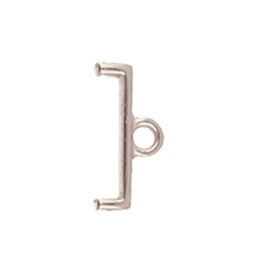 Topolia II Ending for Miyuki size 11 Delicas - Antique Silver Plate, 12.1mm wide. pack of 2pcs Topolia II Ending for Miyuki size 11 Delicas - Antique Silver Plate, 12.1mm wide. pack of 2pcs