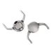 Kissamos II Magnetic Clasp for Delicas - Antique Silver Plate Kissamos II Magnetic Clasp for Delicas - Antique Silver Plate