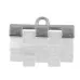 Soros II Connector for Half Tila Beads - Antique Silver Plate, Pack of 2