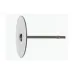 10mm Nickel Colour Flat Earring Studs, 10 Pairs 10mm Nickel Colour Flat Earring Studs, 10 Pairs