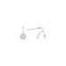 *Tarnished* Beadalon 351B-312 Stonesett Bow Earring - Fits 6-9mm Stones