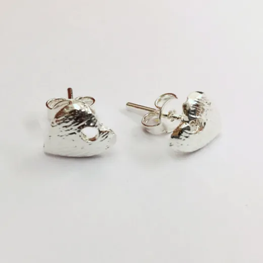 A pair of Heart Earrings with Butterfly Back, Beadalon brand. A pair of Heart Earrings with Butterfly Back, Beadalon brand.