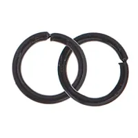 4.5mm Neo Jump Rings, Black, 20pcs