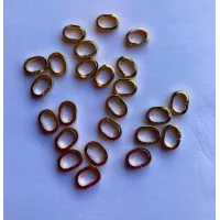 Beadalon, Gold Colour, Chunky Oval Jump Rings, Bulk pack of 144 pcs.