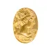 23mm Gold Cameo Slider, 2 Pcs
