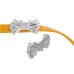 30mm Bow Slider Silver, 1 Pc